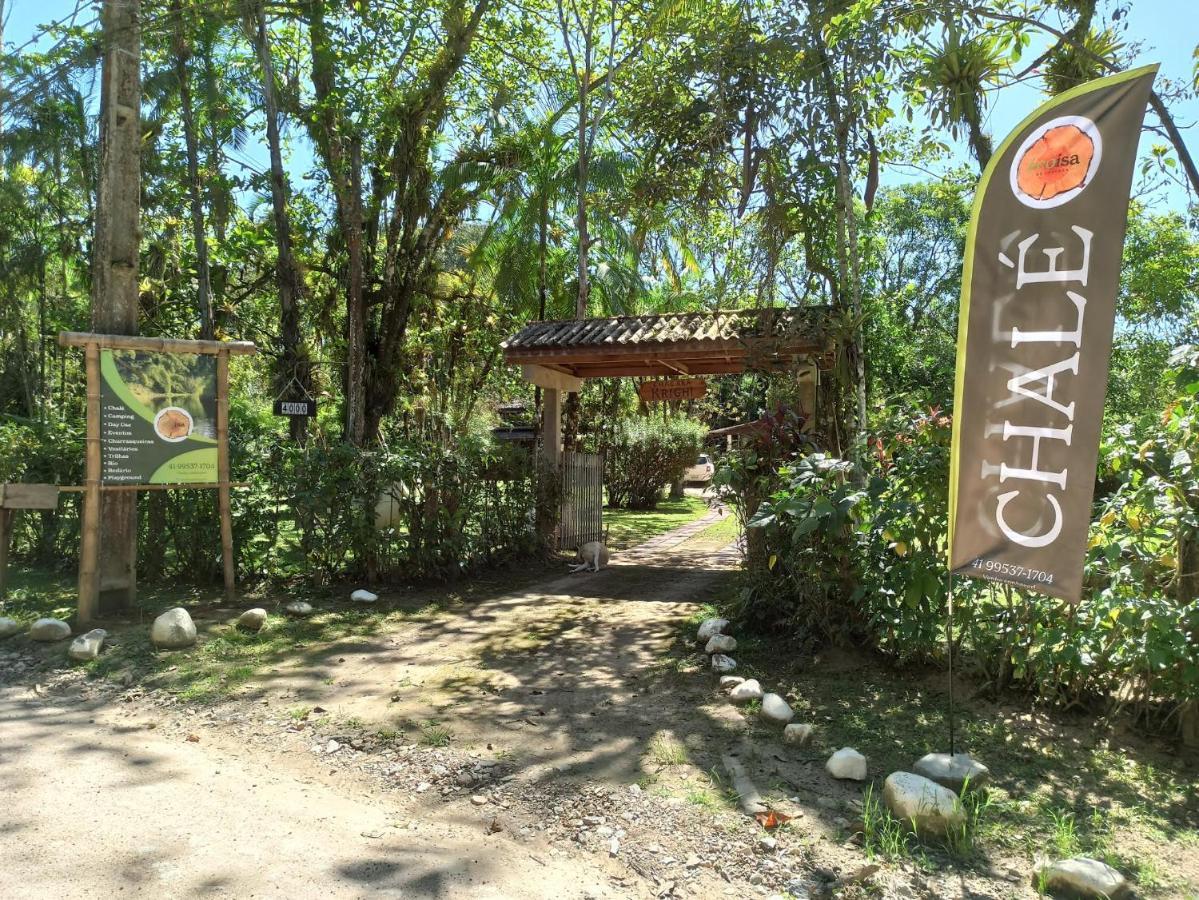 Ecoisa De Chacara - Casa De Vidro, Casa De Campo Morretes Exteriör bild